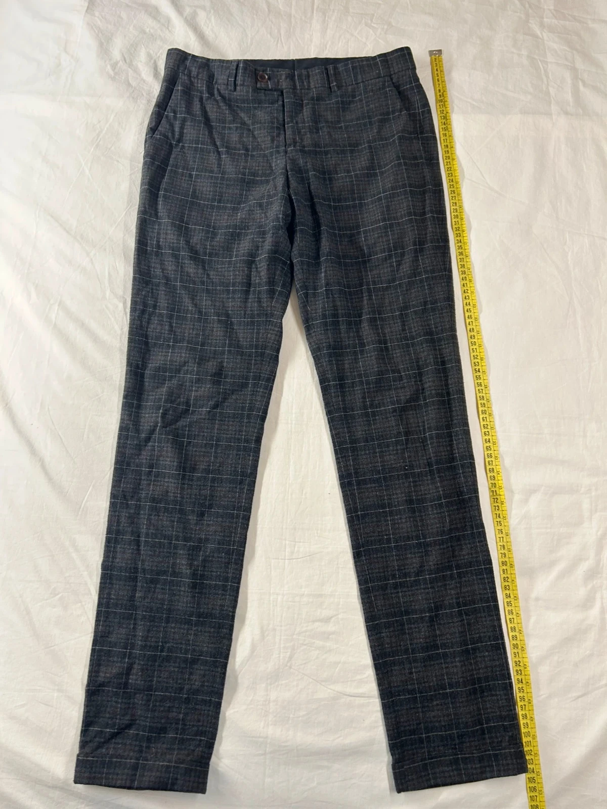 Pantalon Chino à carreaux devred slim fit